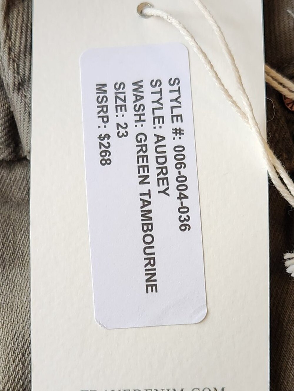 TRAVE Audrey Crop Wide Leg Women's Jeans -Sz 23 - NEW NWT - Picture 5 of 5